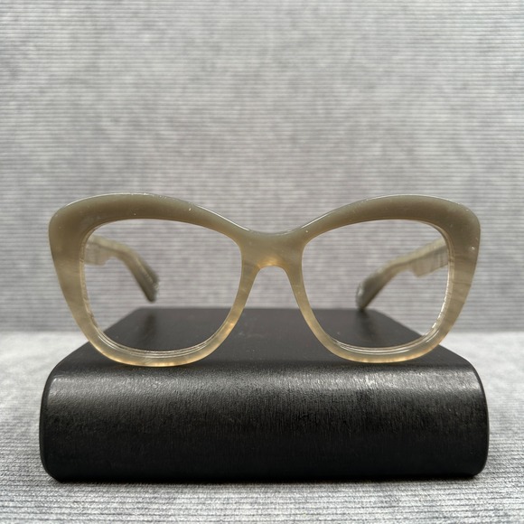 Oliver Peoples Accessories - Oliver Peoples Cat Eye Glasses Frames Translucent Taupe Hand Crafted Italy‎